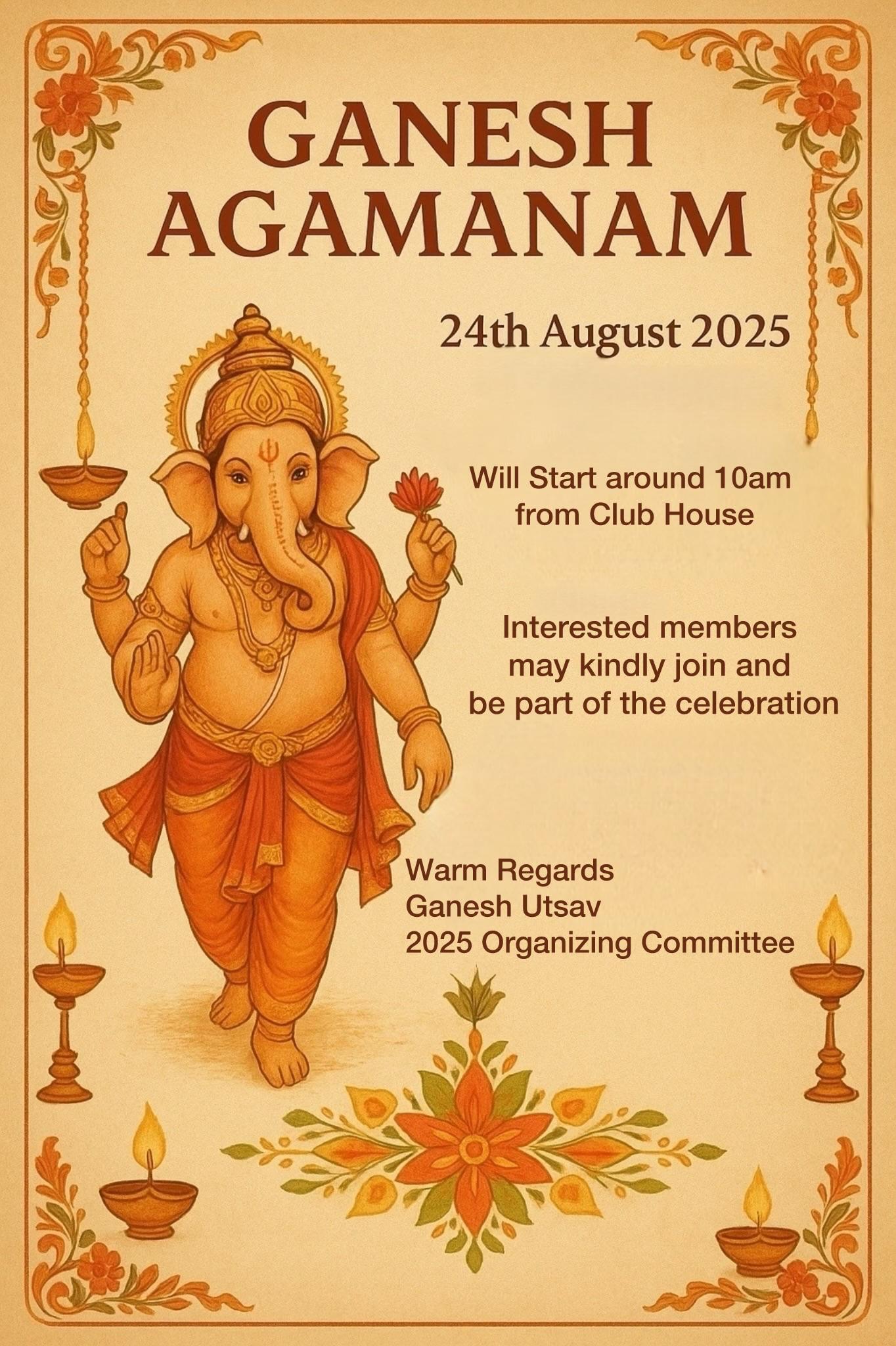 Ganesha idol arrival